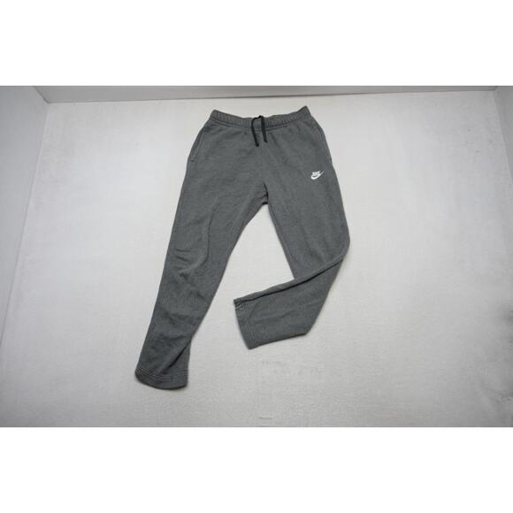 Nike Jogger Sweat Pants Tapered Cotton Blend Gray W/Pockets Mens Sz Medium - Picture 1 of 11